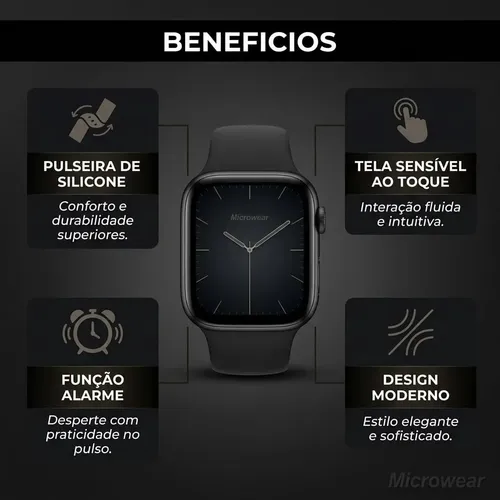 Smartwatch W11x Original Tela Infinita