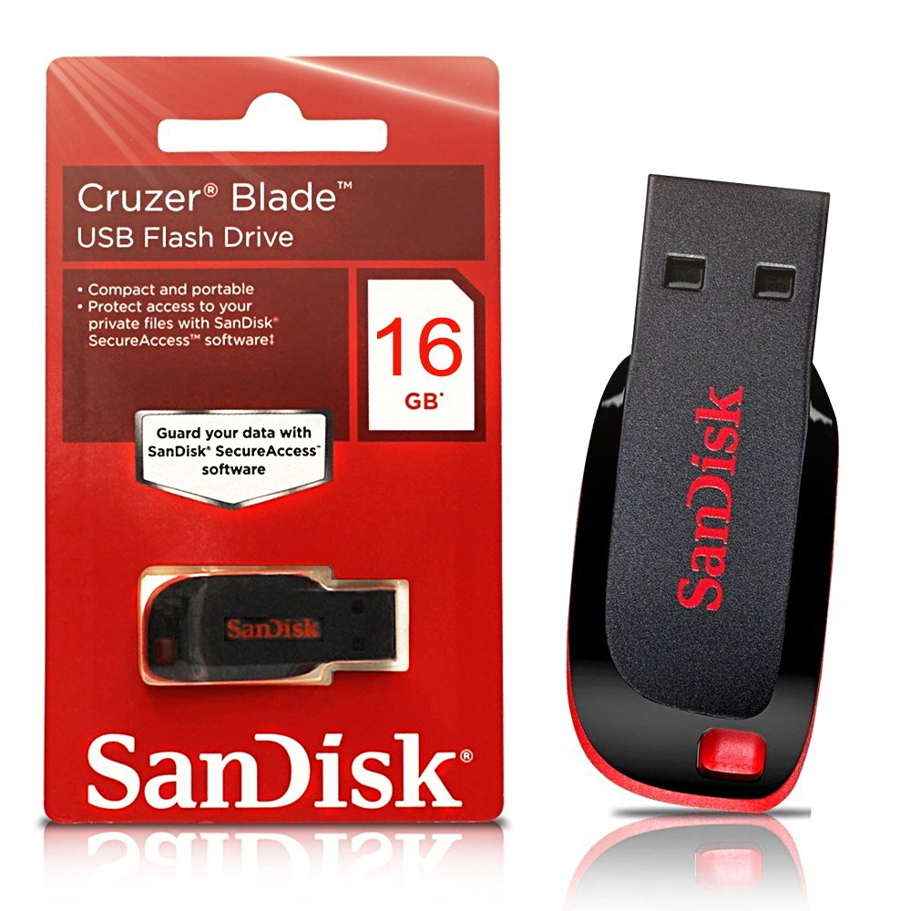 PenDrive 16GB Cruzer Blade USB Flash Drive