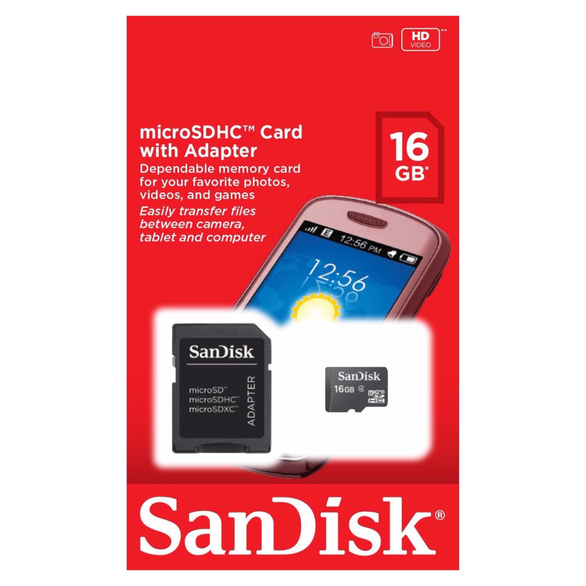 Cartão de memoria Sandisk microSDH" UHS-16g